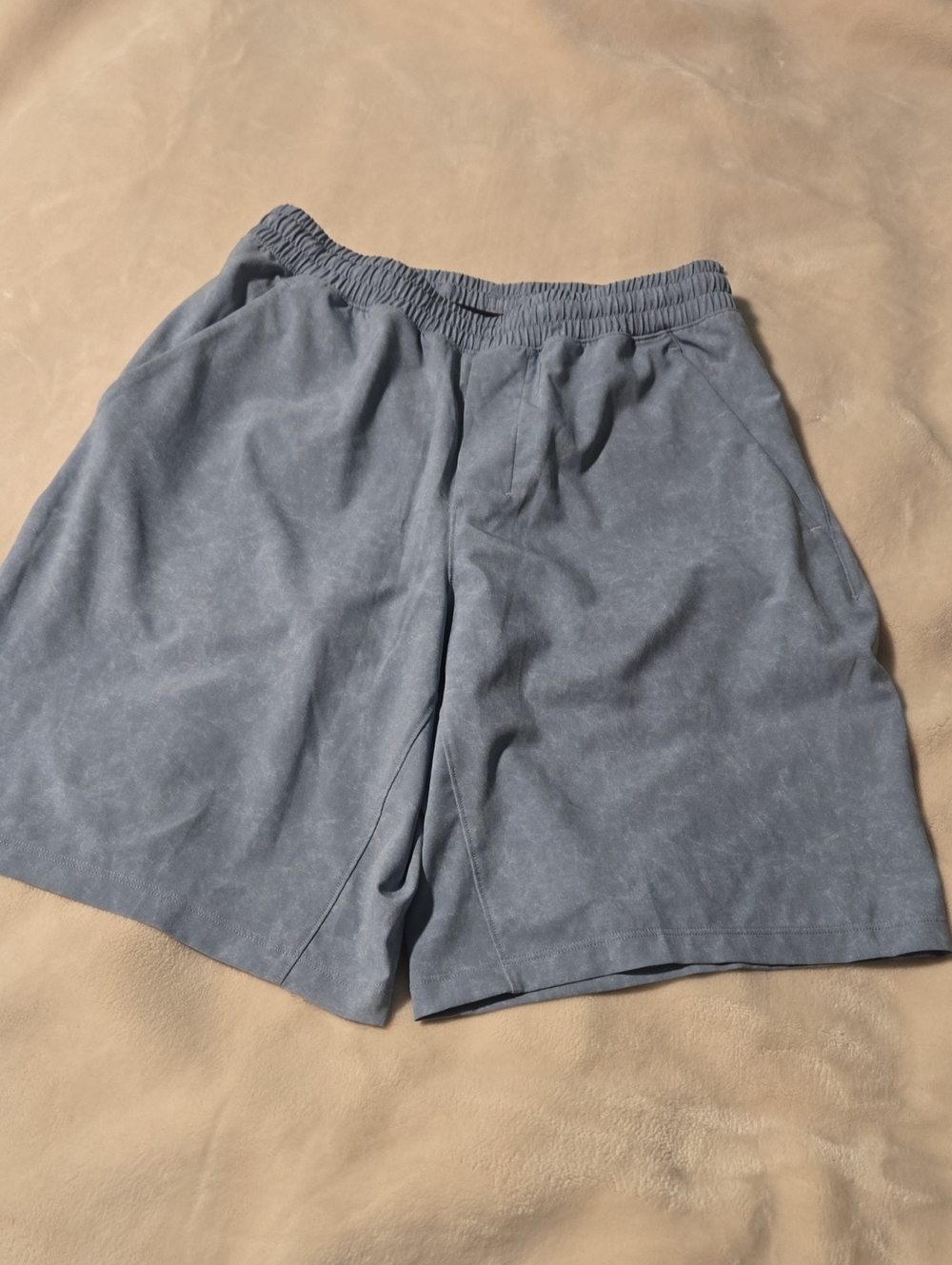 lululemon athletica Men's Washed Slate Blue Athletic Shorts